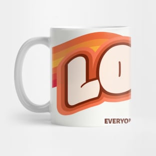 Retro Love Mug